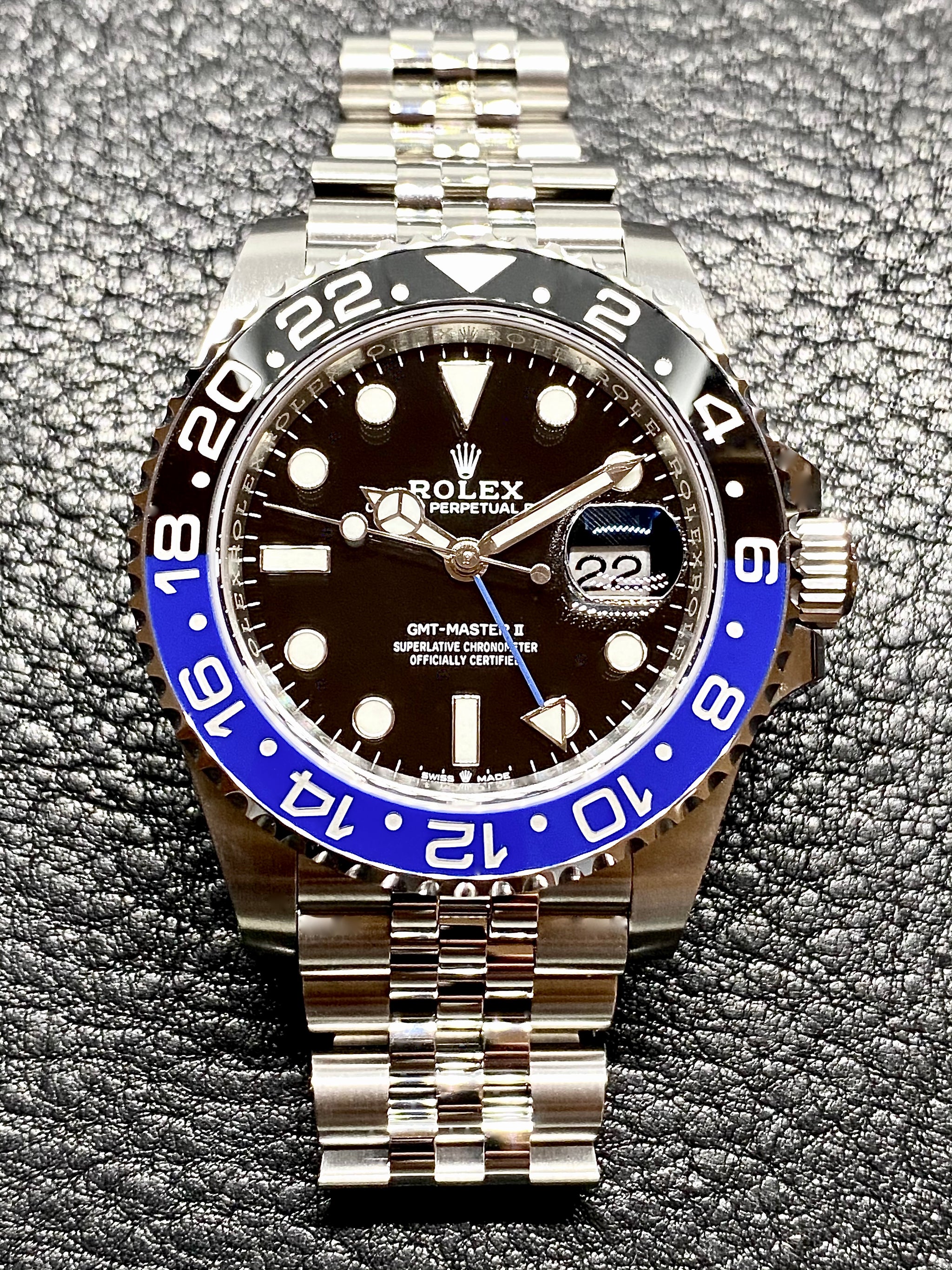 ロレックス　GMTマスター　126710BLNR オイスター　未使用　2023.3月ギャラ ロレックス GMTマスター 126710BLNR オイスター 未使用 2023.3月ギャラ